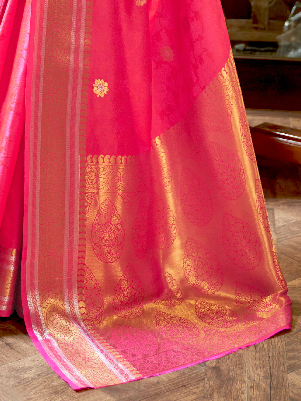 PINK KALLAVI SILK