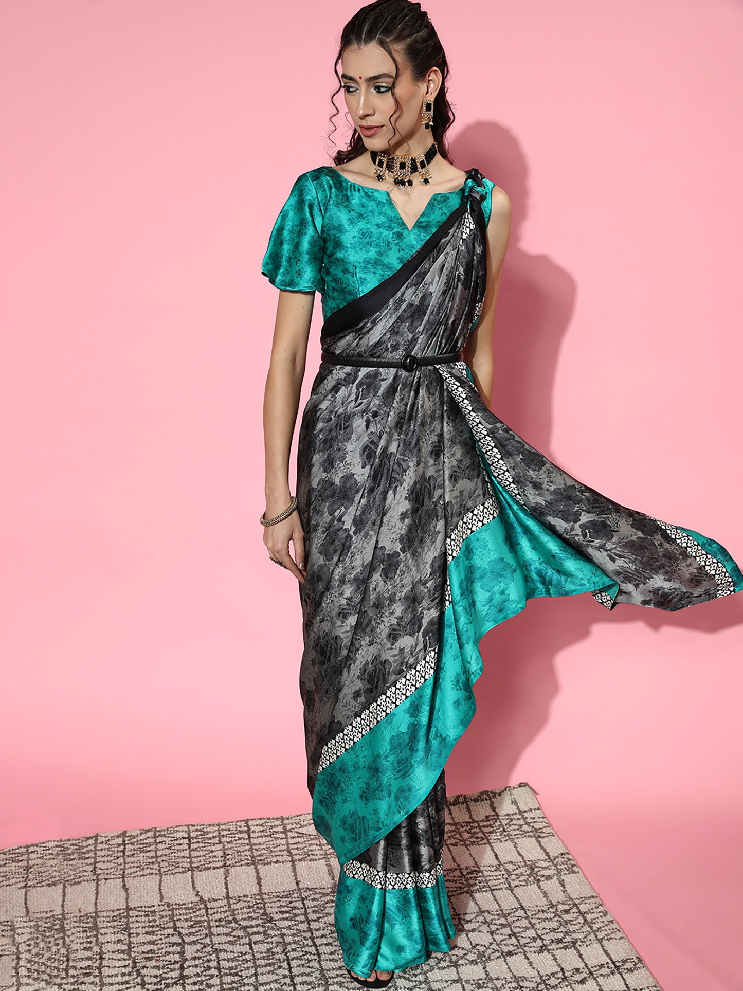 GREY KALIZEY SAREE