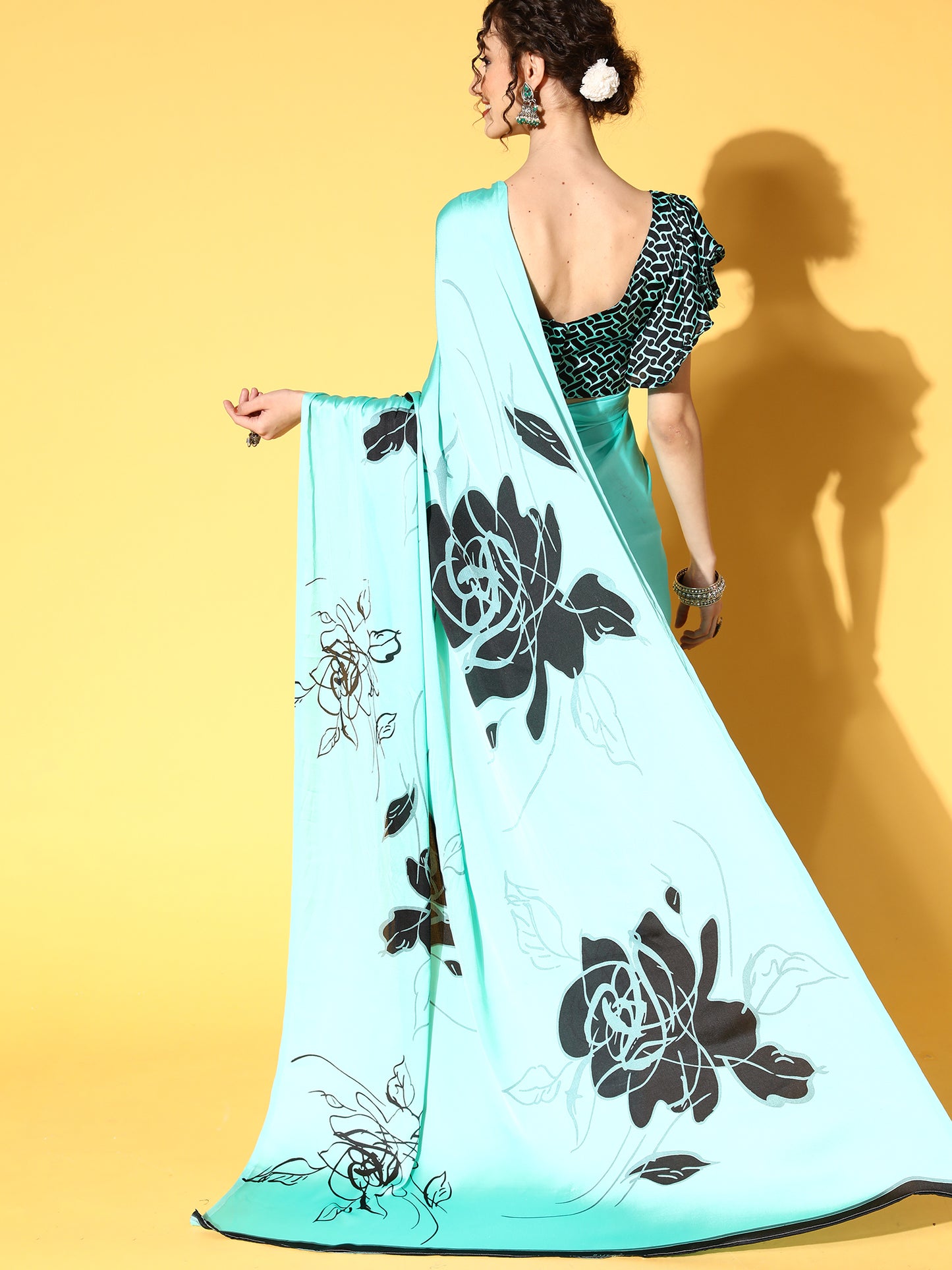 SEA GREEN KALIZEY SAREE