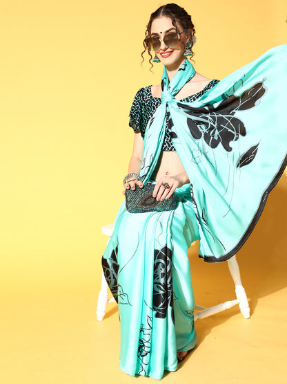 SEA GREEN KALIZEY SAREE