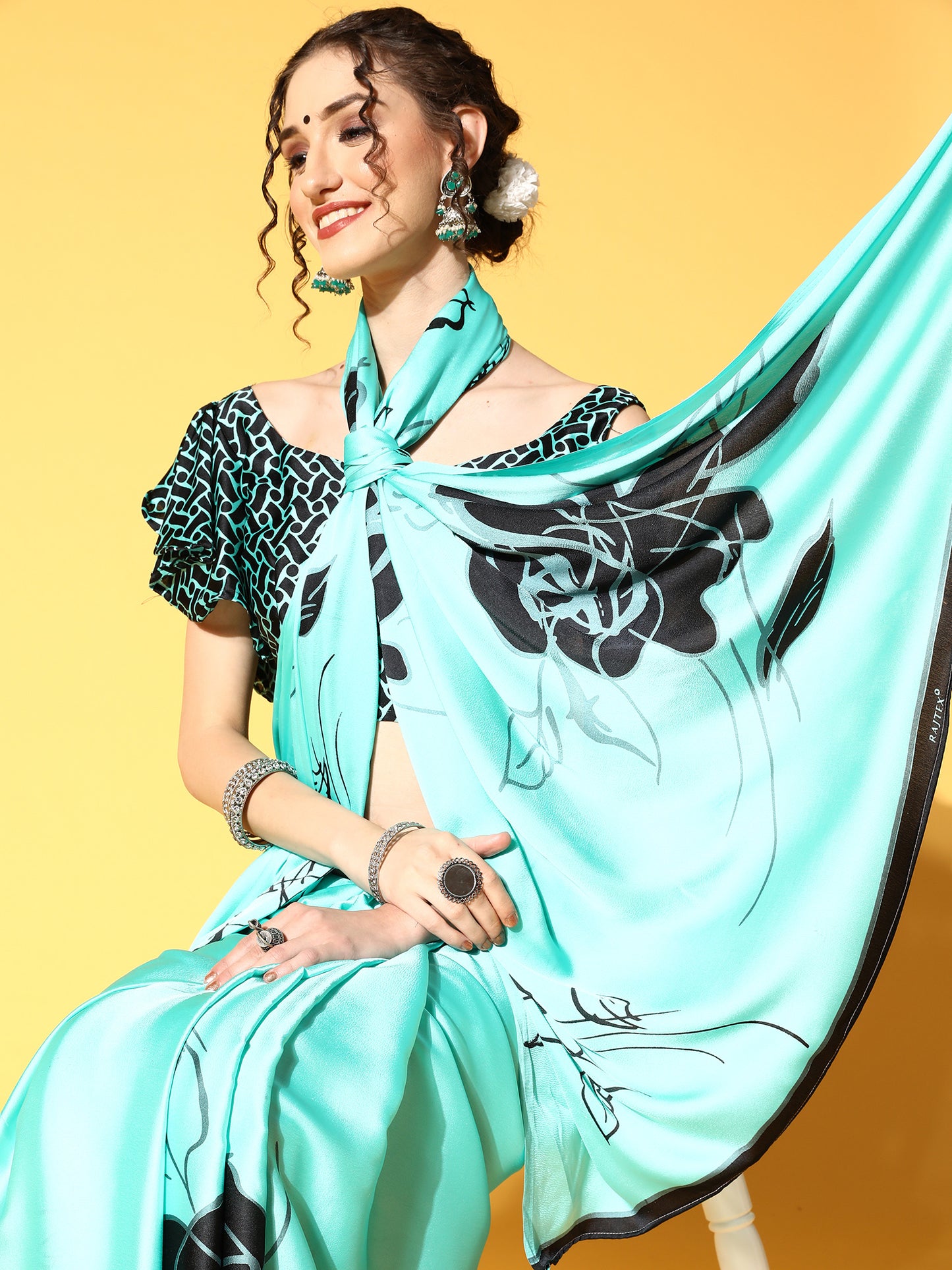 SEA GREEN KALIZEY SAREE