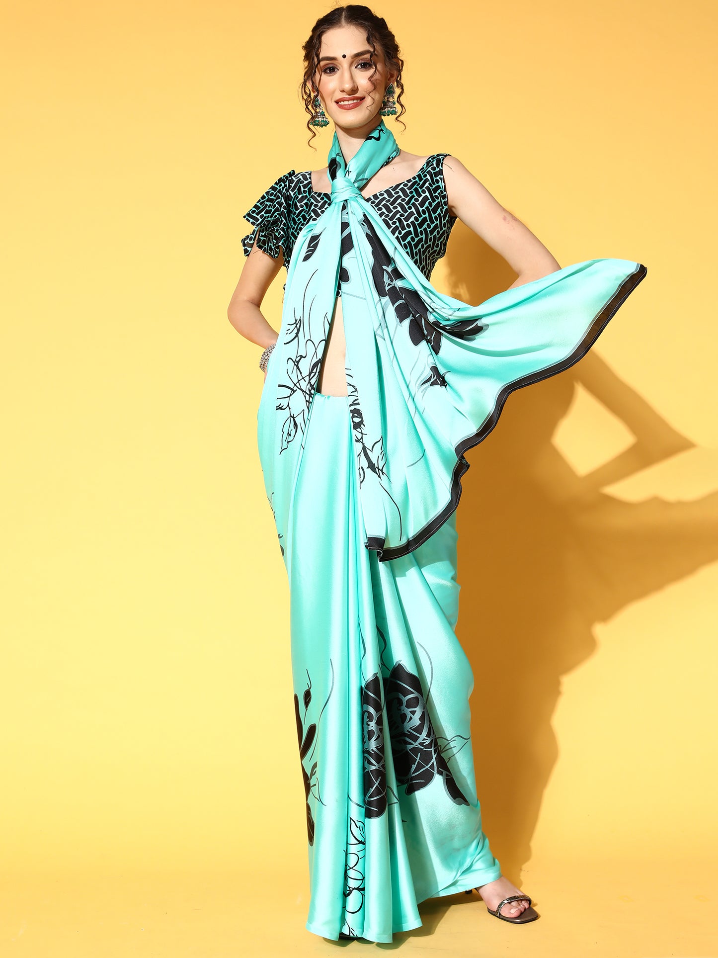 SEA GREEN KALIZEY SAREE