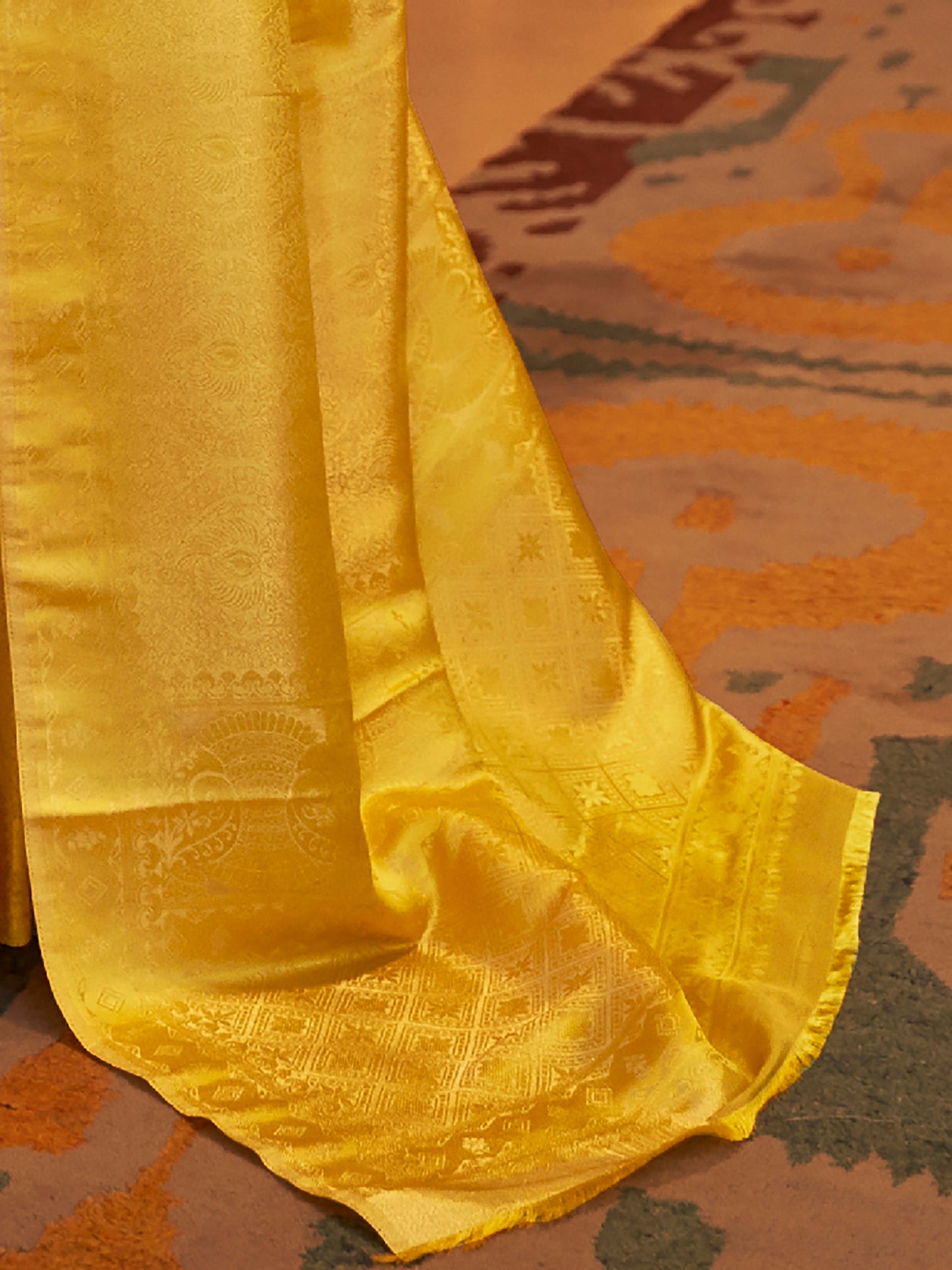 YELLOW KANUPAMA SILK SAREE