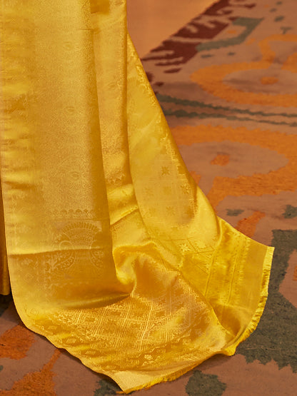 YELLOW KANUPAMA SILK SAREE
