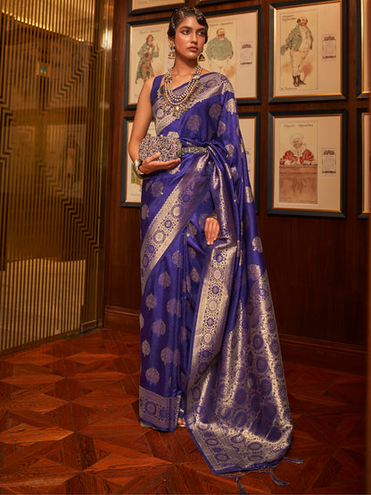 NAVY BLUE KOSMIC SILK