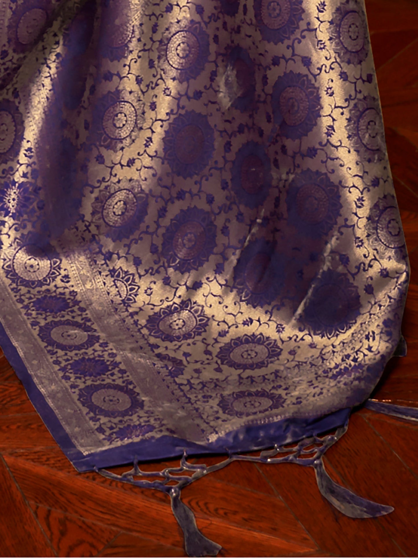 NAVY BLUE KOSMIC SILK