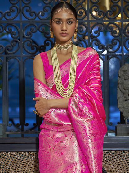 PINK KARADHYA SILK