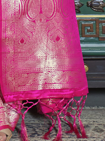 PINK KARADHYA SILK