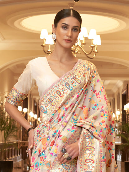 CREAM KASHIFA SILK
