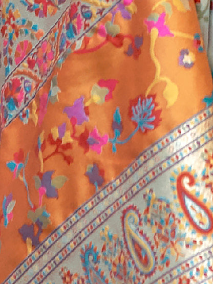 LIGHT BLUE KASHIFA SILK