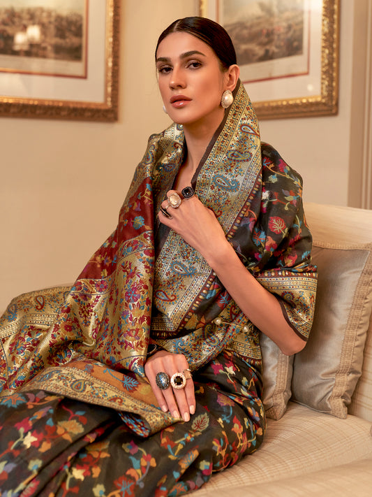 BLACK KASHIFA SILK