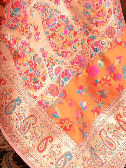 PEACH KASHIFA SILK