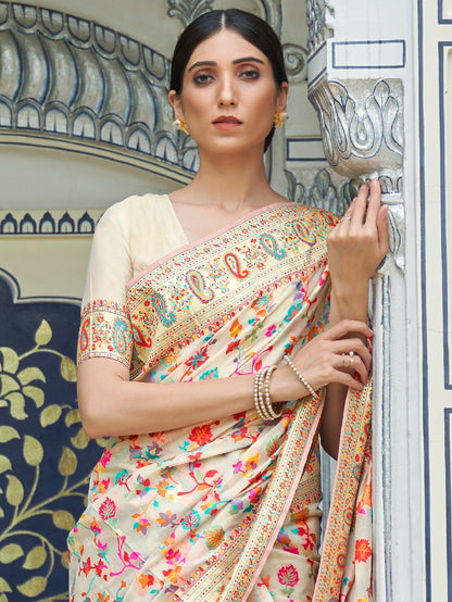 CREAM KASHIFA SILK