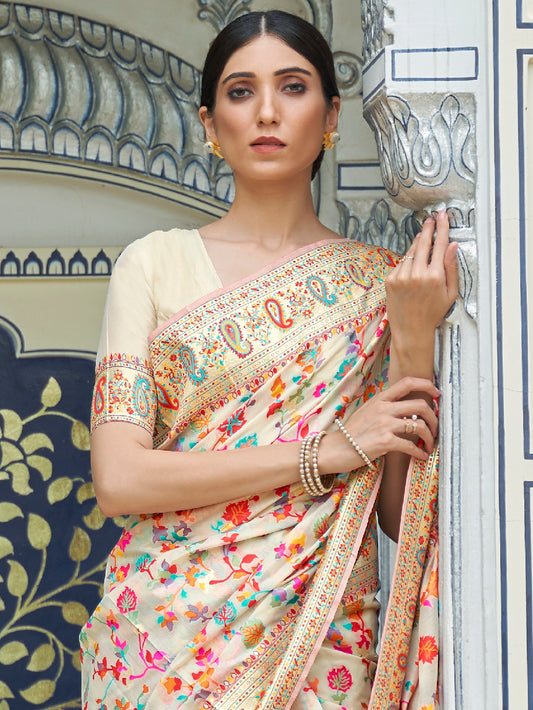 CREAM KASHIFA SILK