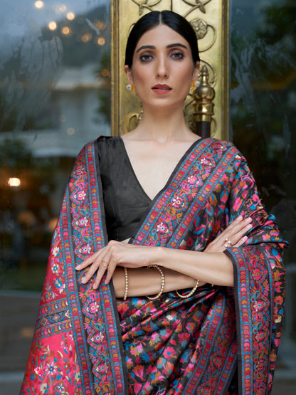 BLACK KASHIFA SILK