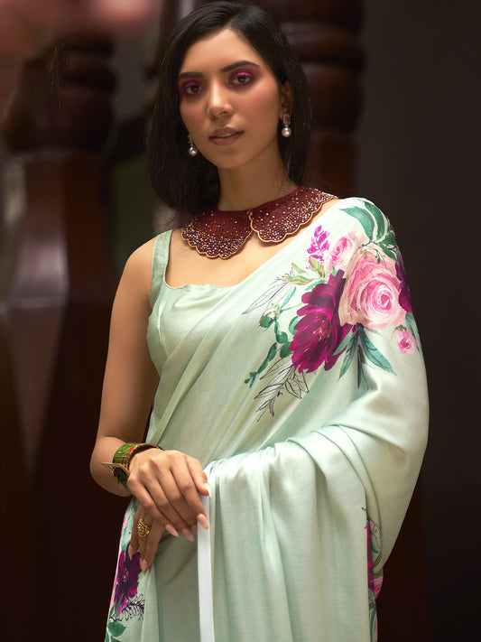 LIGHT GREEN KUDOS SILK