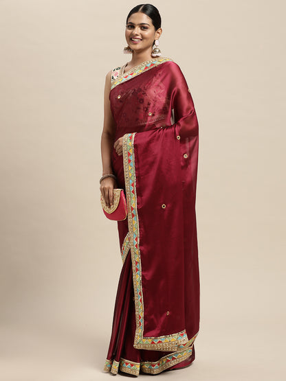 MAGENTA NAGMA GEORGETTE