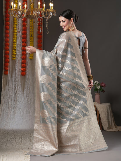 GREY ORGANZA CLASSIC -06 ORGANZA