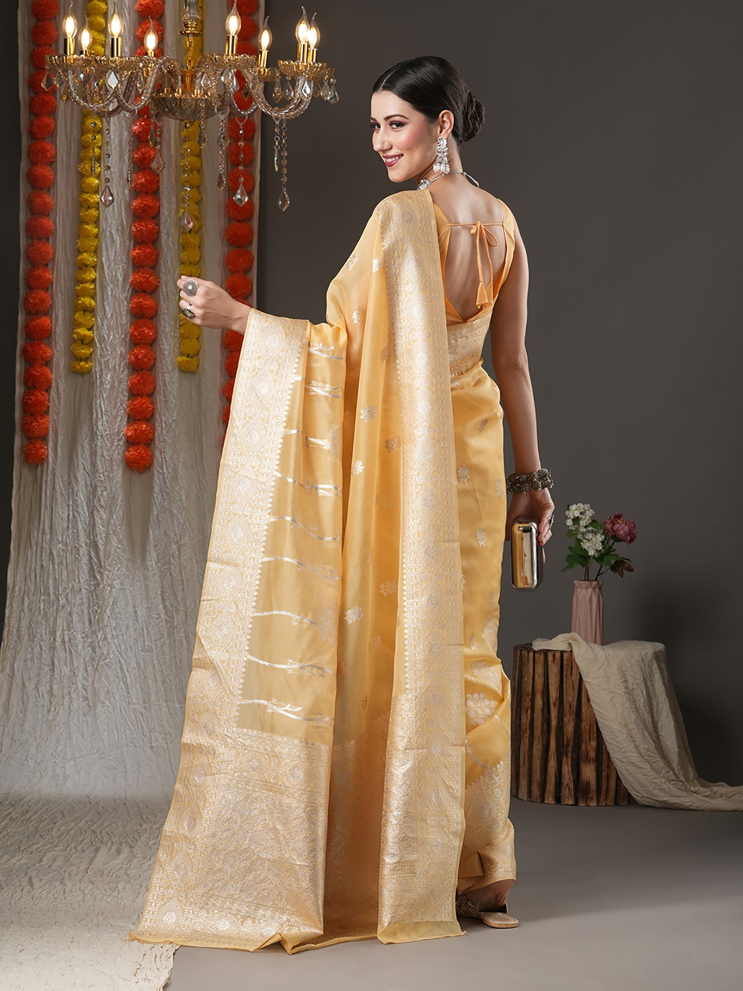 YELLOW ORGANZA CLASSIC -07 ORGANZA