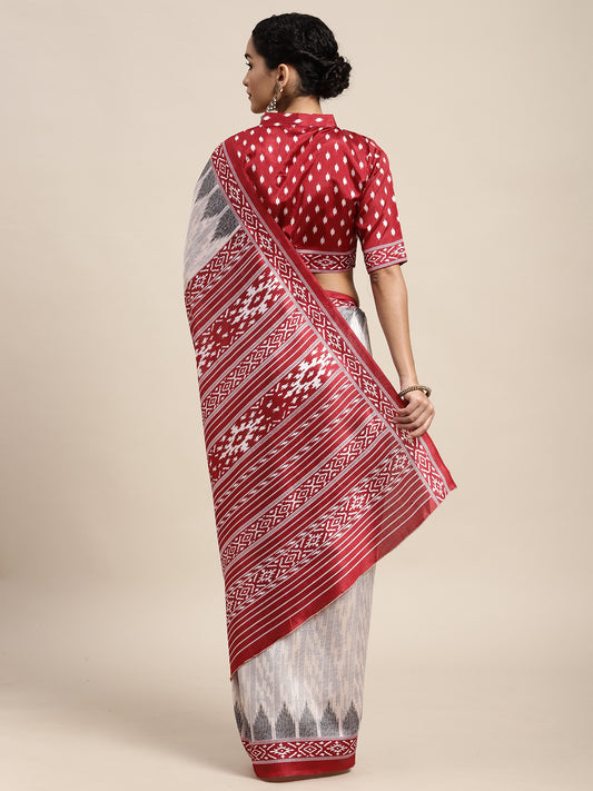 OFF WHITE PATOLA - 40 SILK