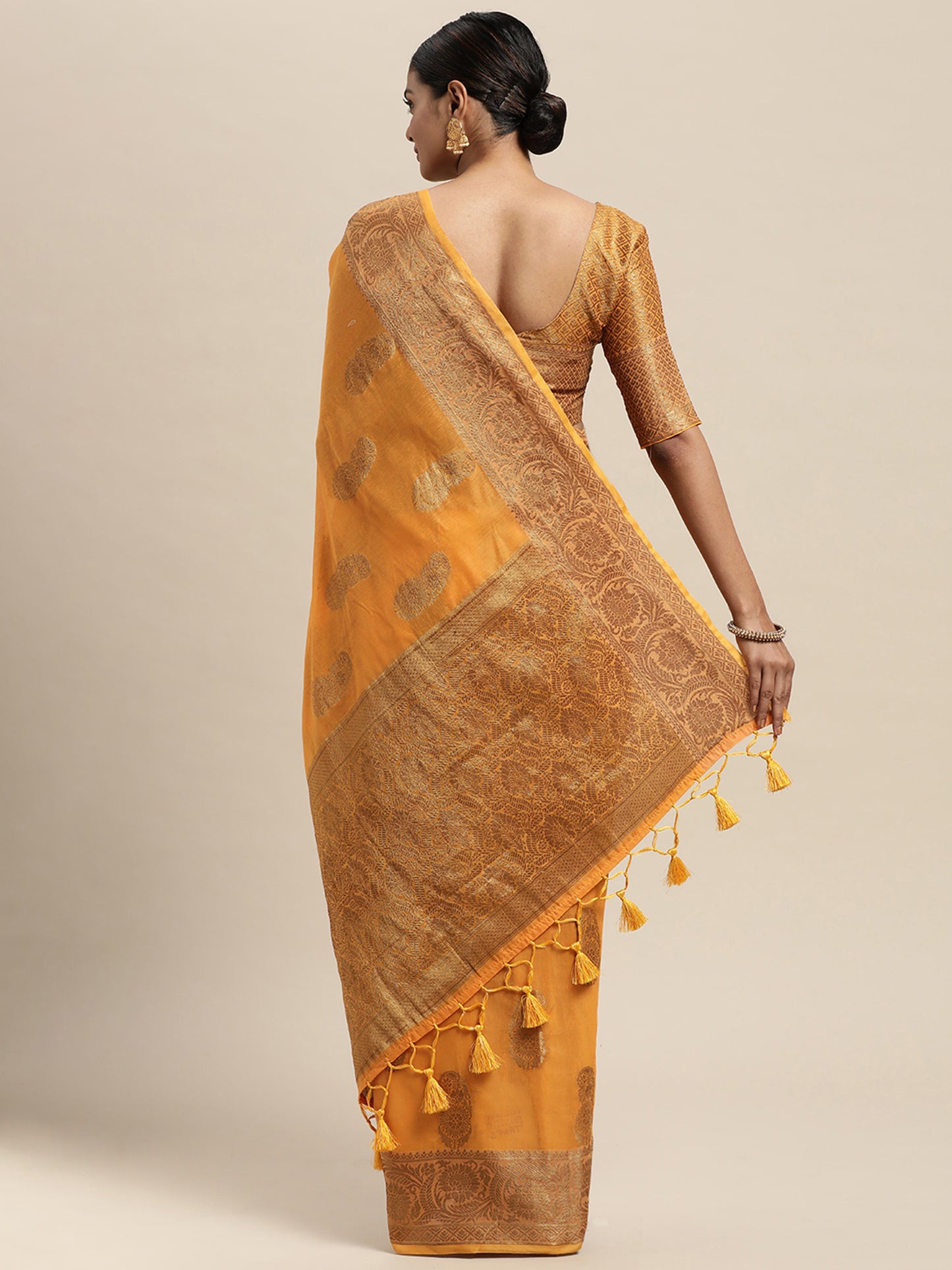 ORANGE PURVA SILK