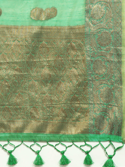 GREEN PURVA SILK