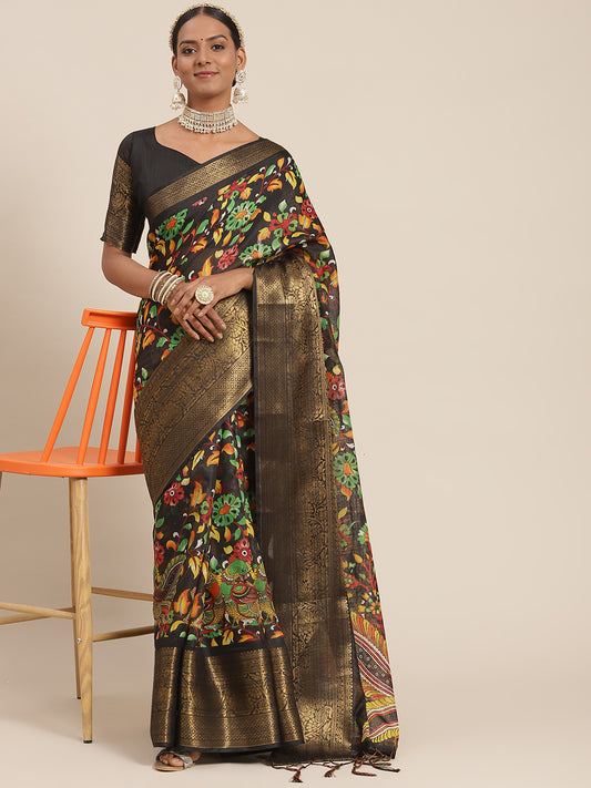 BLACK PUSHPA COTTON