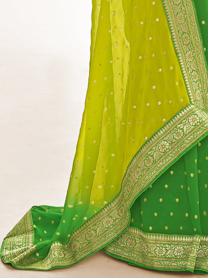GREEN RIHANA SILK