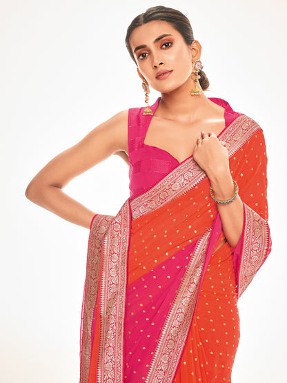 ORANGE RIHANA SILK