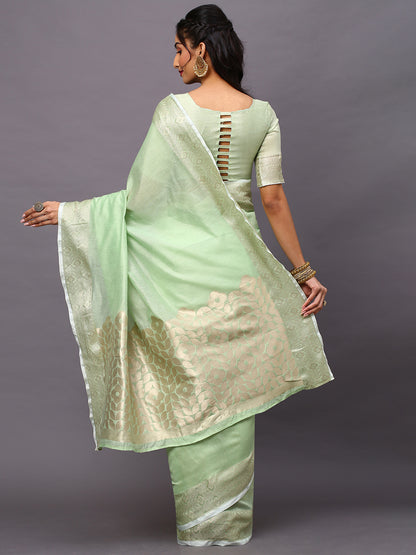 GREEN SIDNAZ SAREE